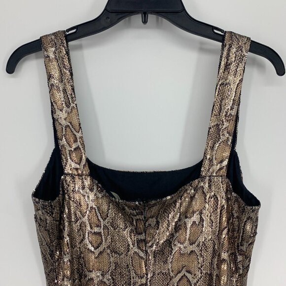 L'AGENCE Dress Auden Sequin Leopard Sleeveless Mini *** - Picture 11 of 15